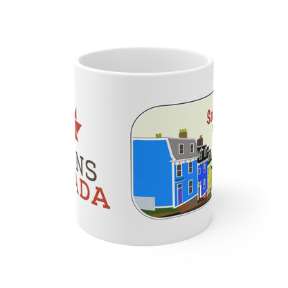 St. John's Newfoundland -Jelly Bean Row Coffee Mug