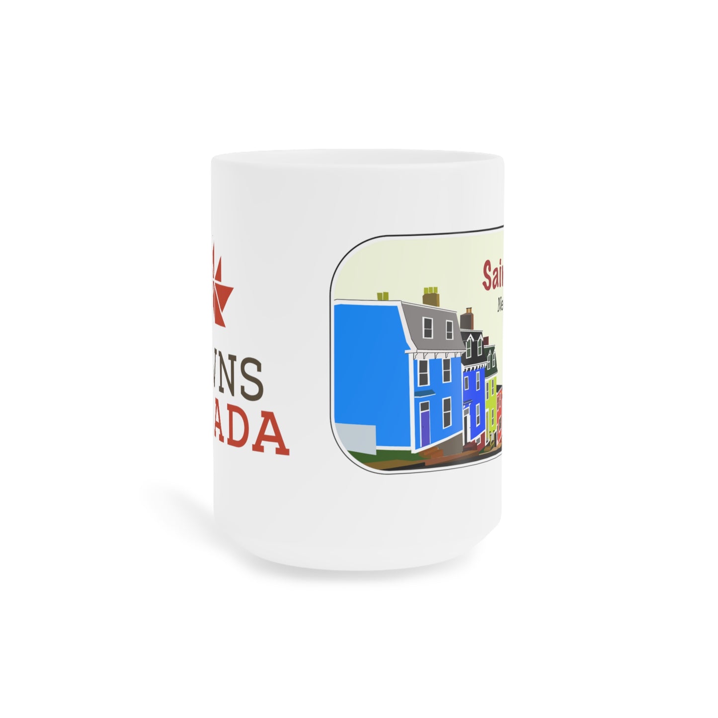 St. John's Newfoundland Ceramic Mug (11oz\15oz\20oz)