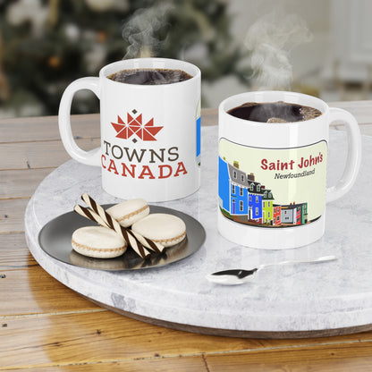 St. John's Newfoundland -Jelly Bean Row Coffee Mug