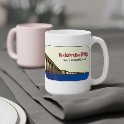 Confederation Bridge Coffee Mug – Celebrate PEI's Landmark with Every Sip