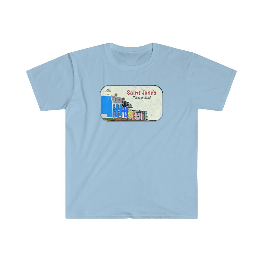 St. John's Newfoundland - Unisex Vintage Design Cotton T-Shirt