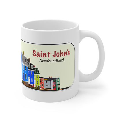 St. John's Newfoundland -Jelly Bean Row Coffee Mug